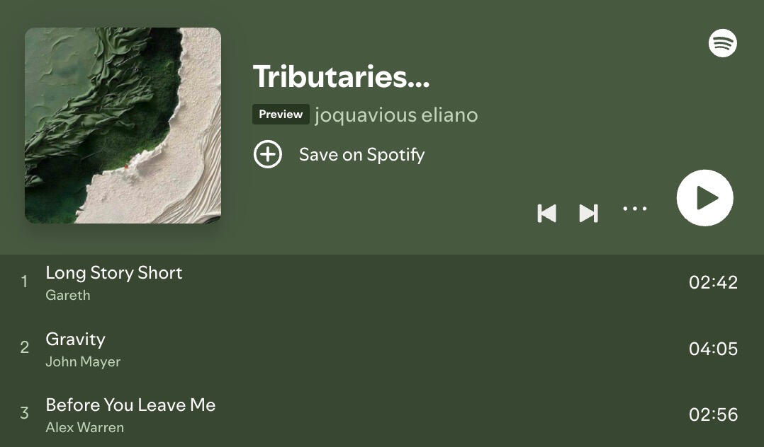 Tributaries...